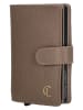 Charm Leren portemonnee lichtbruin - (B)7 x (H)10 x (D)1,5 cm