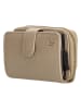 Charm Leder-Geldbörse in Beige - (B)7 x (H)11 x (T)3 cm