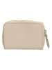 Charm Leder-Geldbörse in Beige - (B)7 x (H)11 x (T)3 cm