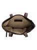 HIDE & STITCHES Leren schoudertas bruin - (B)34 x (H)34 x (D)8 cm
