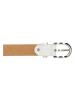 Charm Leren riem wit