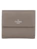 Charm Leder-Geldbörse in Taupe - (B)10,5 x (H)9 x (T)1,5 cm