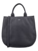 Charm Leder-Henkeltasche in Dunkelblau - (B)33 x (H)30 x (T)14 cm