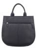 Charm Leder-Henkeltasche in Dunkelblau - (B)33 x (H)30 x (T)14 cm