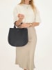 Charm Leder-Henkeltasche in Dunkelblau - (B)33 x (H)30 x (T)14 cm