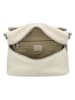 Charm Leder-Umhängetasche in Beige - (B)23 x (H)15 x (T)7 cm