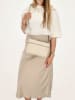 Charm Leder-Umhängetasche in Beige - (B)23 x (H)15 x (T)7 cm