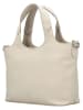 Charm Leder-Henkeltasche in Creme - (B)27 x (H)18 x (T)9 cm