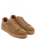 British Passport Leren sneakers lichtbruin