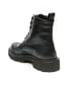British Passport Leder-Boots in Schwarz