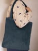 Folkifreckles Shopper bag w kolorze ciemnoszarym - 35 x 37 x 10 cm