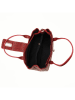 Florence Bags Leder-Henkeltasche "Cursa" in Bordeaux - (B)26 x (H)17 x (T)12 cm