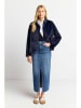 Rich & Royal Fleecejacke in Dunkelblau