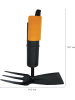 Fiskars Motyka podwójna "QuikFit" w kolorze czarno-pomarańczowym