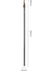 Fiskars Telescoopstang "QuickFit" zwart/oranje