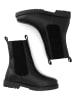 TRAVELIN' Leren chelseaboots "Herning" zwart