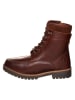 TRAVELIN' Leren boots "Langstrand" bruin