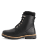 TRAVELIN' Leder-Boots "Larvik" in Schwarz