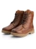 TRAVELIN' Leder-Boots "Larvik" in Hellbraun