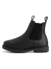 TRAVELIN' Leder-Chelsea-Boots "Raufoss" in Schwarz