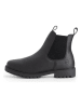 TRAVELIN' Leren chelseaboots "Sandnes" zwart