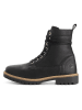 TRAVELIN' Leder-Boots "Trongsberg" in Schwarz