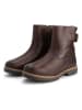 TRAVELIN' Leren boots "Tingvoll" bruin