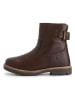 TRAVELIN' Leren boots "Tingvoll" bruin