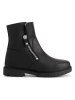 TRAVELIN' Leren boots "Vaerum" zwart
