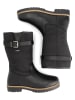 TRAVELIN' Leren boots "Vadso" zwart