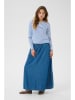 Kaffe Longsleeve in Weiß/ Blau