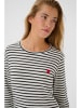 Kaffe Longsleeve crème/zwart