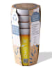 AWAVE 4er-Set: Trinkbecher in Gelb - 500 ml