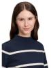 Betty Barclay Pullover in Dunkelblau/ Creme