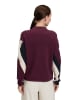 Betty Barclay Sweter w kolorze granatowo-bordowo-kremowym