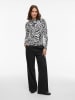 Vila Longsleeve "Vileoa" in Weiß/ Schwarz