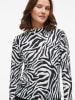 Vila Longsleeve "Vileoa" in Weiß/ Schwarz