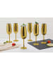 Echtwerk 6-delige set: champagneglazen goudkleurig - 250 ml