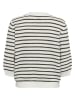 NÜMPH Pullover in Weiß/ Schwarz