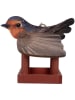 Clayre & Eef Vogelfutterhaus in Rot - (B)17 x (H)25 x (T)21 cm
