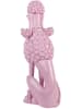 Clayre & Eef Dekofigur "Hund" in Rosa - (B)13 x (H)33 x (T)17 cm