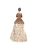Clayre & Eef Decofiguur "Vrouw" beige/bruin - (B)8 x (H)23 x (D)7 cm