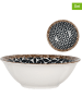 Clayre & Eef 2er-Set: Müslischalen in Schwarz/ Braun - Ø 16 cm