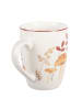 Clayre & Eef Tasse in Weiß/ Hellbraun - 350 ml