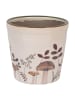 Clayre & Eef Bloempot beige/lichtbruin - (H)14 x Ø 15 cm