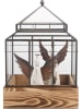Clayre & Eef Decohuis grijs/lichtbruin - (B)21 x (H)32 x (D)21 cm