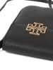 Tory Burch Skórzana torebka w kolorze czarnym na telefon - 8 x 18 x 3 cm