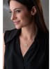 Lodie Silver Zilveren ketting met edelstenen - (L)42 cm