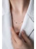 Lodie Silver Zilveren ketting met edelstenen - (L)43 cm