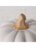 Boltze LED-Dekoaufsteller "Monty" in Creme - (H)9 x Ø 10,5 cm